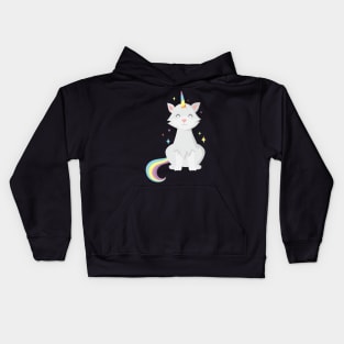 Unicorn Cat Kids Hoodie